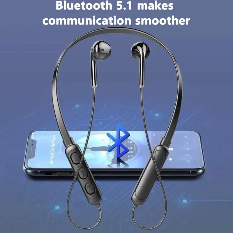 Xiaomi Wireless Bluetooth Headset NeckHanging Stereo Noise Reduction Universal Sports Headset Microphone