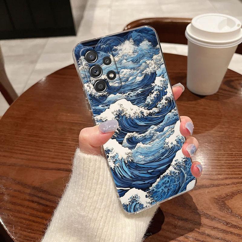 The Great Wave Katsushika Hokusai Phone Case For Samsung Galaxy A56 A57 A37 A55 A54 A36 A35 A26 A25 A16 A17 A07 A52 A34 73 Cover