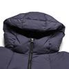 Fila White Casual Commuter Classic Retro Protective Warm Comfortable Hooded Down Jacket Men Outerwear Deep-Purple F11M543910FDP