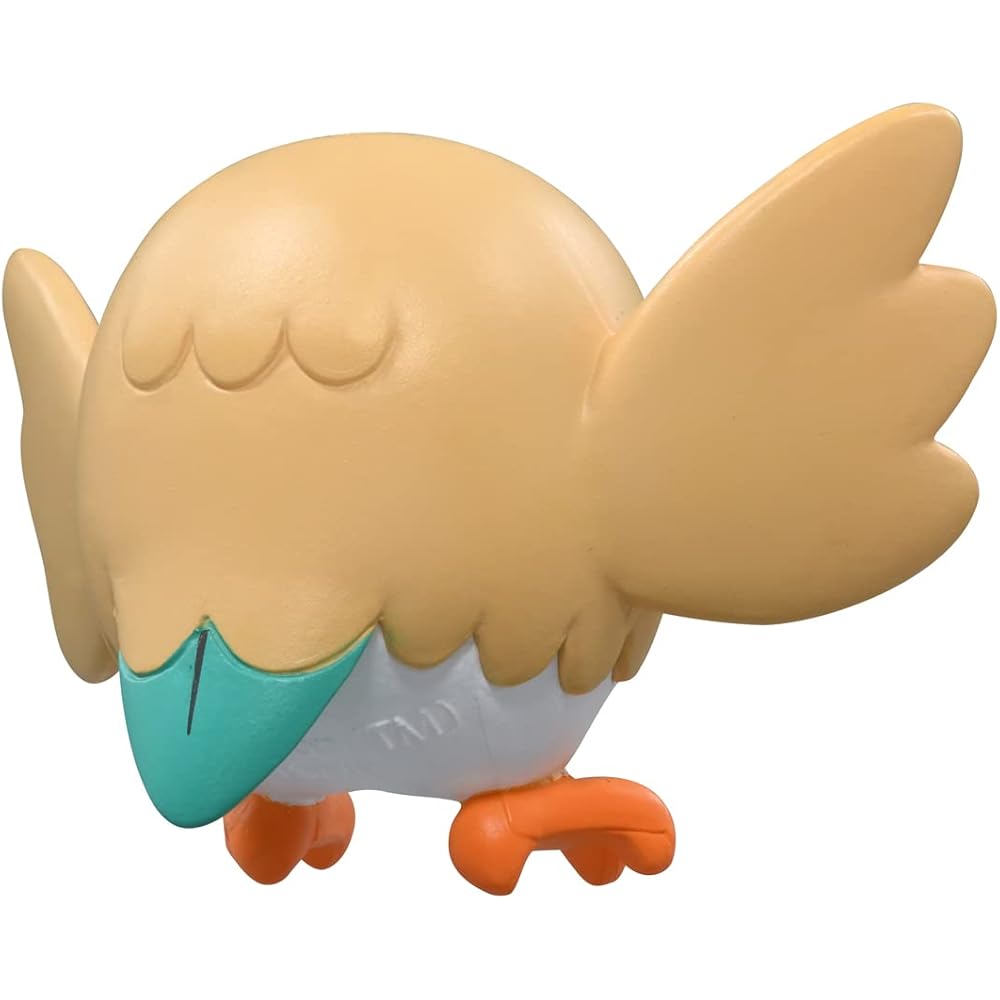 Takara Tomy Pokemon Moncolle MS-24 Rowlet Figure Toy 4 Years and Up Safety Certified