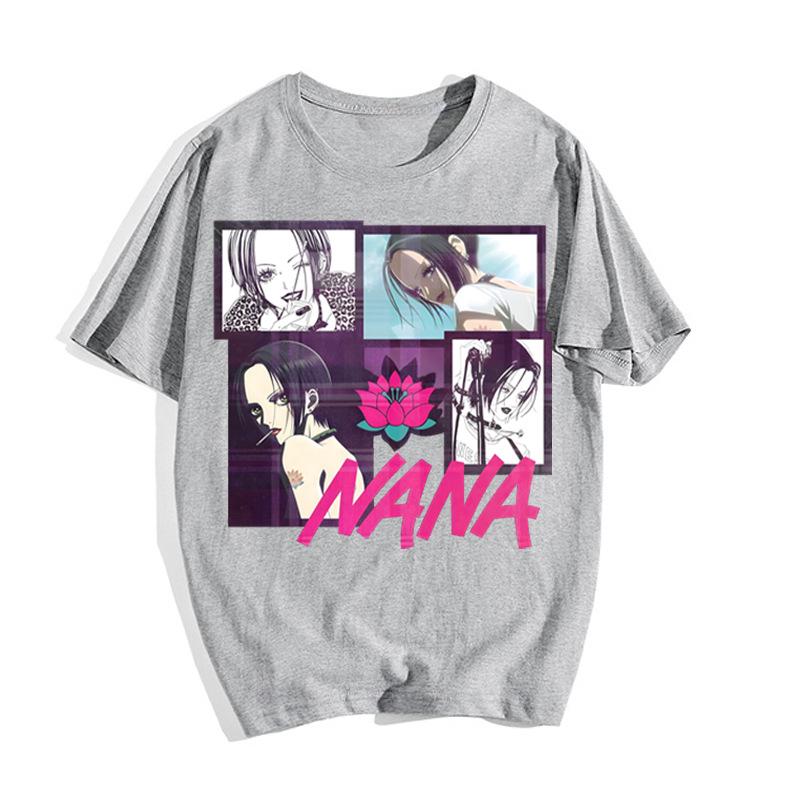 Classic Smoke Osaki Nana Classic Japanese Anime Retro Rock Style Anime T-Shirt Cotton Graphic Tee Unisex Unisex Summer Streetwear