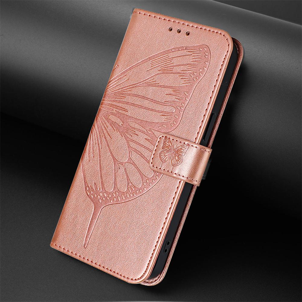 Fashion Butterfly Flower Magnetic Flip Leather Wallet Case for Poco F8 Pro F8 Ultra F7 F7 Pro F6 F6 Pro F5 F5 Pro Cover