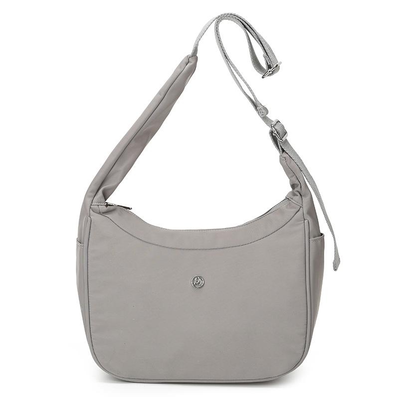 Solid Color Lightweight Shoulder Bag Women's Crossbody Bag Student Class Bag
