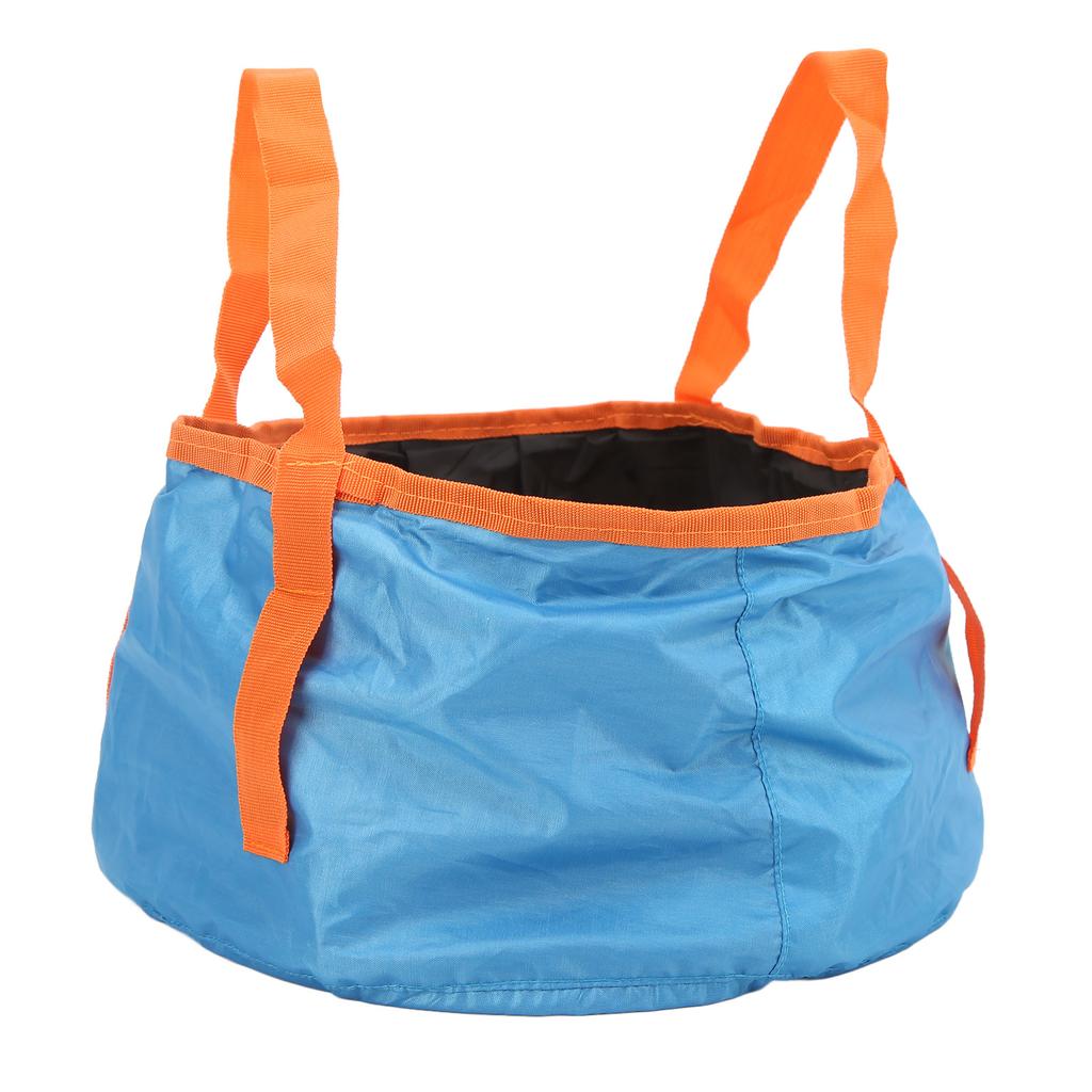 Faltbares Becken für den Außenbereich, rund, robust, verschleißfest, fest, zuverlässig, tragbares Becken für Reisen, Camping, blau