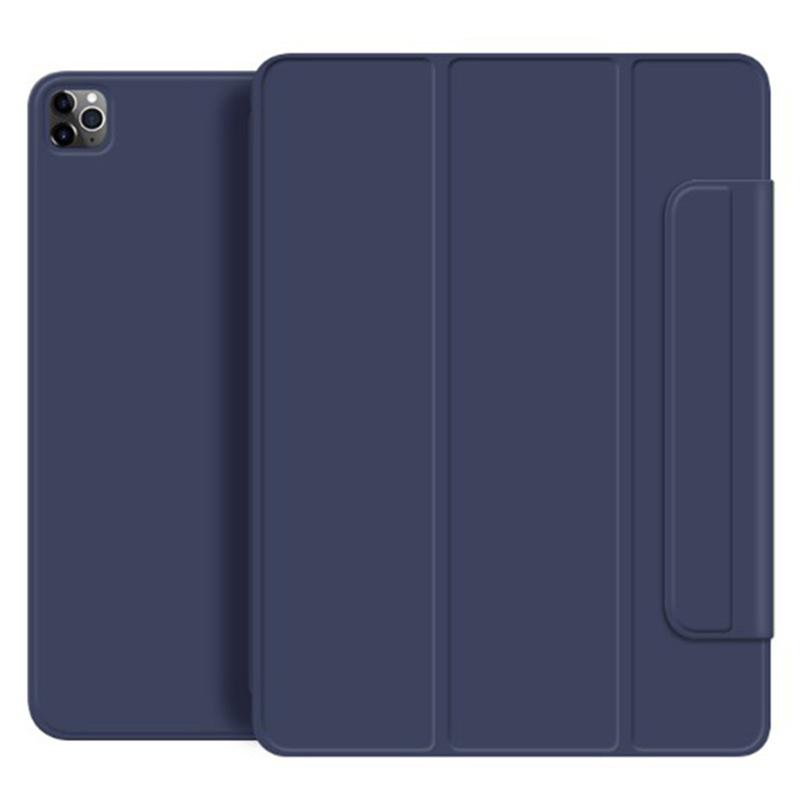 For iPad Pro 13 (2024) Case PU Leather Tablet Protective Cover Magnetic Clasp Stand