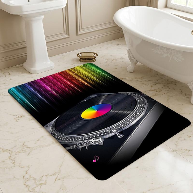 Dj Turntable Living Room Nonslip Area Rug Soft Carpet For Bedroom Game Playroom Sofa Office Home Decor Doormat Christmas Gift C9302278