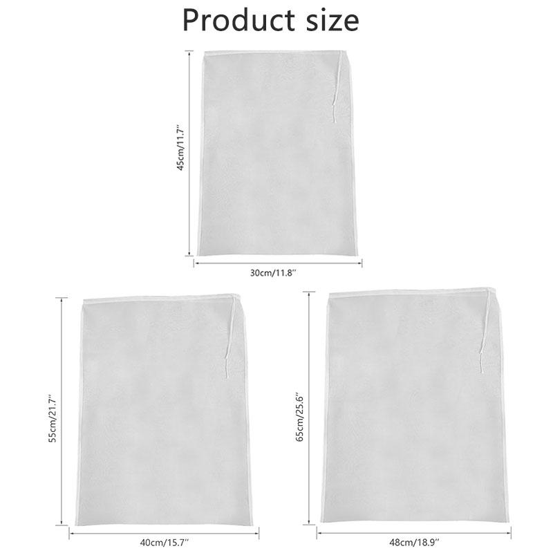 100 Mesh Gauze Filter Bag Multipurpose Reusable Liquid Food Strainer For Juice