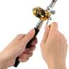 Fishing Rod Reel Combo Kit Set Mini Telescopic Portable Pocket Pen Fishing Rod Pole + Reel Aluminum Alloy Fishing Accessories