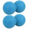 2Pcs Silicone Peanut Shape Yoga Training Muscle Relaxation Massage Ball Massagerblue Peanut Shape