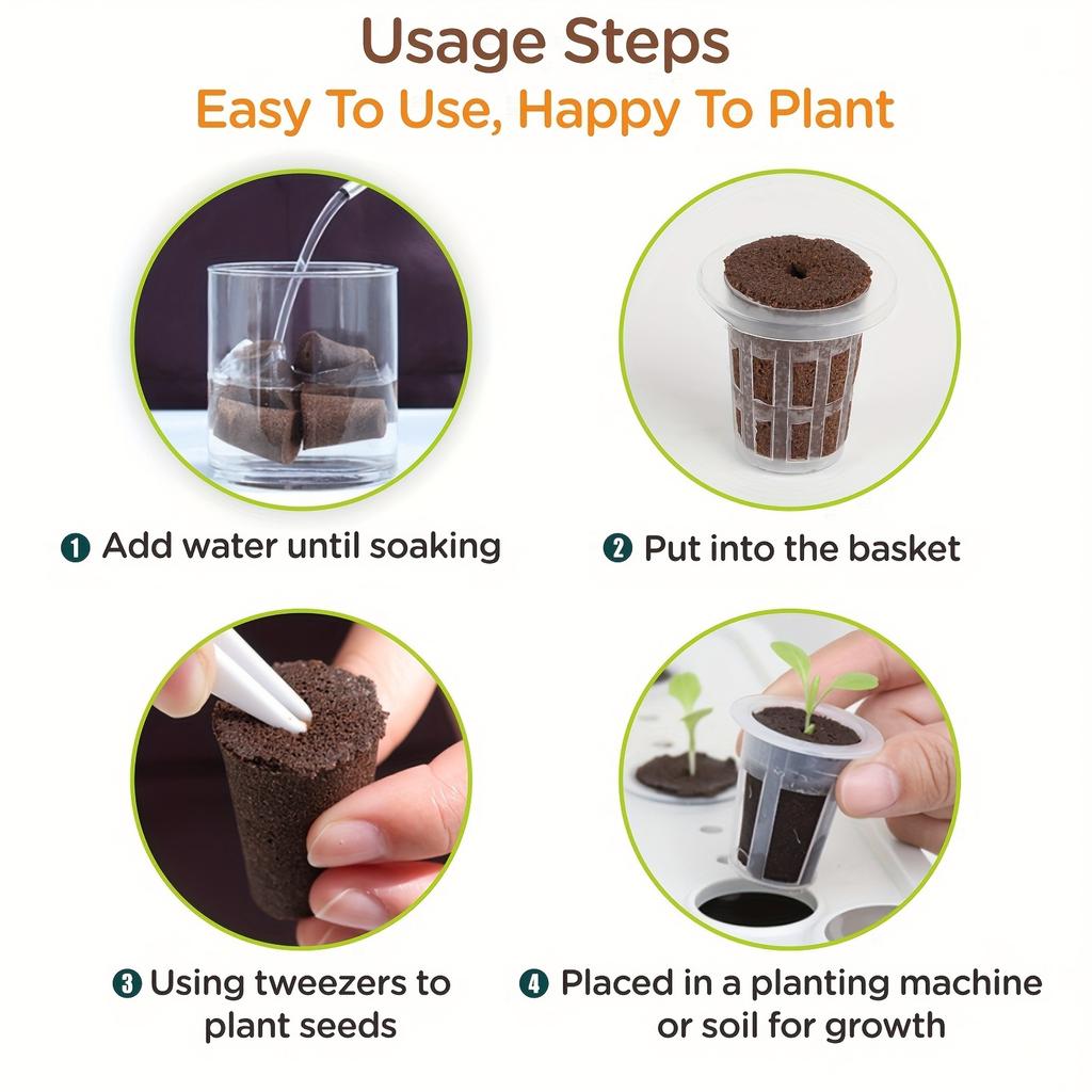 20pcs Sponge Seedling , Rooting Plugs For Seedlings Or Cuttings