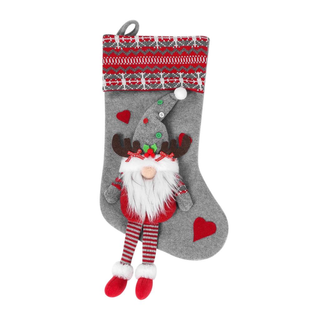 Snowman Christmas Gift Sock Santa Gift Bag Candy Bag Christmas Stocking Christmas Decor