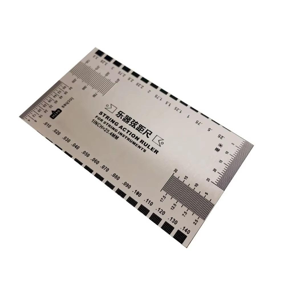 1PC String Action Gauge Precision Measurement Guitar Repair Tool Durable String Ruler For Luthiers 1pc