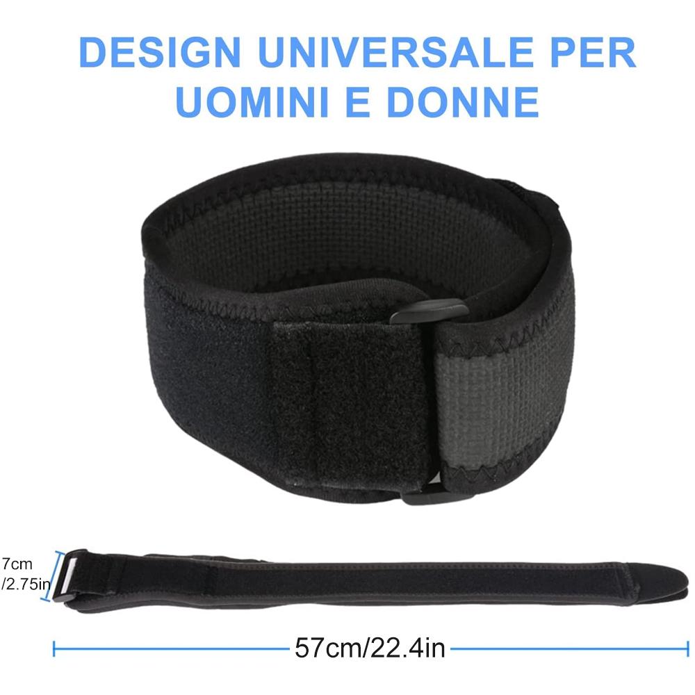 1Pcs IT Band Strap, Adjustable Iliotibial,Knee,Thigh,Hip ITB Syndrome Compression Wrap Support, Breathable Patellar Tendonitis