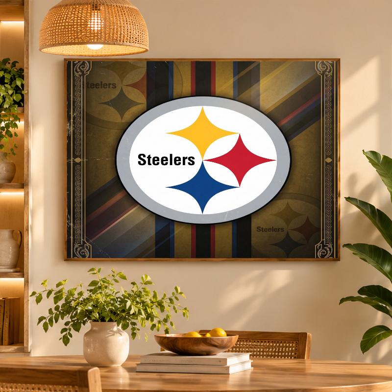 5D Diamond Painting Pittsburgh Steelers DIY Full Drill Diamond Art Kit Home Decoration