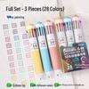 Lan Guo 60-Color Multi-Function Ballpoint Pen Set - Press-Type, Ten-in-One for Painting & Catching Fish