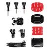 Kit de Acessórios de Montagem em Capacete HSU Kit de Montagem para Câmera de Ação Compatível com GoPro Hero e outras câmeras de ação 13/11/10/9/8/7/6/5 etc. (11 em 1)