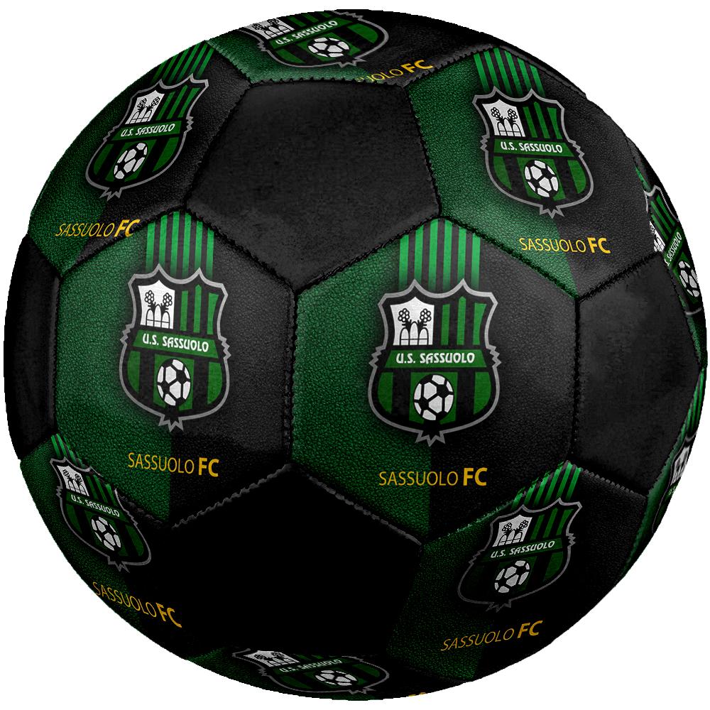 Sassuolo FC Soccer Ball, Colorful, Suitable for All Ages, Machine-stitched, PVC Material, Competition Grade, Durable and High Bounce