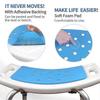 Anti Slip Bath Chair with Padded Seat Portable Folding Stool for Elderly Children Bathroom Safety Use Support