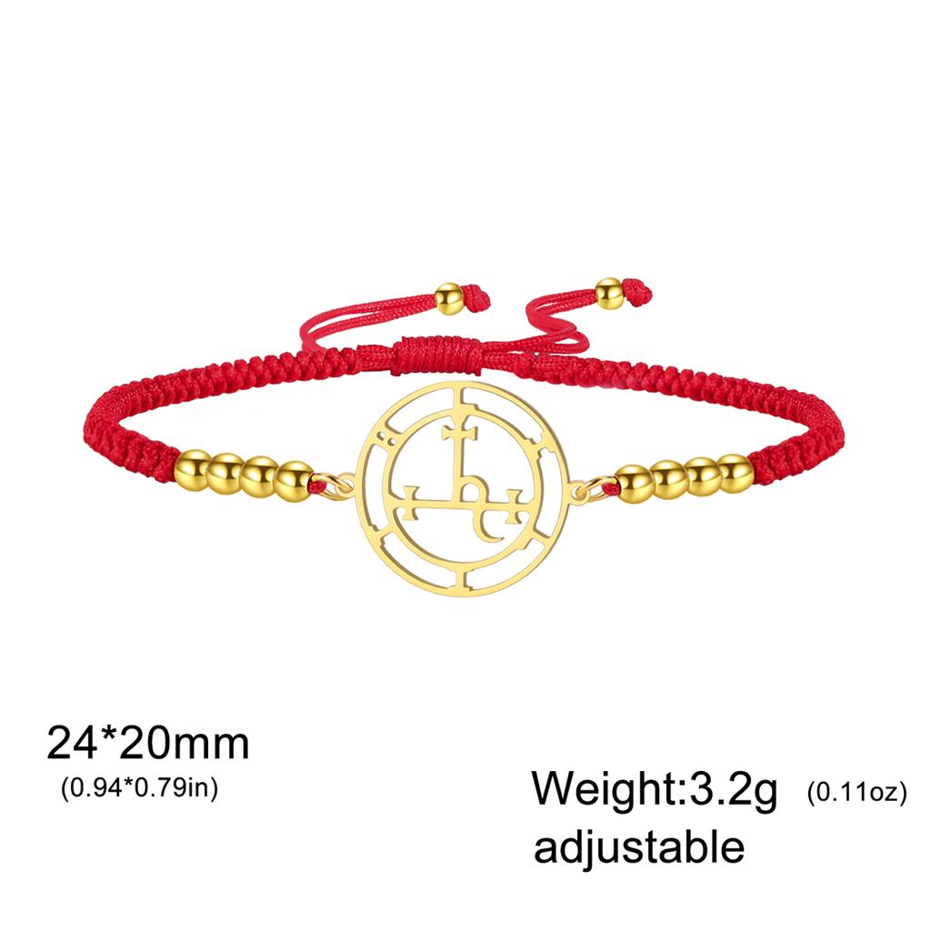 Mýtický sigil Lilith Náramek Nerezová ocel Judaismus Bohyně Lilith Náramky Ženy Muži Šalamounův Amulet Šperky Dárek