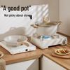 Zhi Shi Non-Stick Maifan Stone Soup Pot with Glass Lid