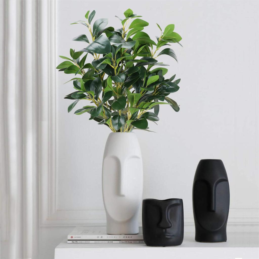 Artificial Decorative Plants Faux Greenery for Home Indoor Outdoor Garden Balcony Decor Real Touch Hight Quality Green Leaves