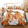 Girl's Bedding Set Anime G-Golden Time Duvet Cover Pillowcase Home Single/Double Bedroom Decor, Teen Adult Gift