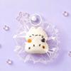 Food-Grade Silicone Cat Shape Squeeze Keychain Kitty Fidget Toy Squishy Pendant  Hand Relaxation