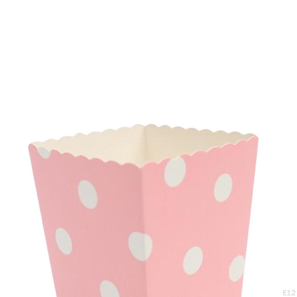 Set mit 10 Popcorn-Geschenkboxen Karton Süßigkeitenbehälter Partys Mini-Papierbehälter