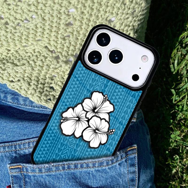 Maori Samoan Polynesian Tribal Soft Mobile Phone Case Compatible with IPhone 17 16 15 14 13 12 11Pro Max 17 Air Cover