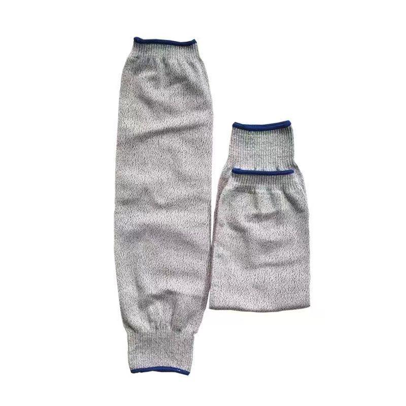 Level 5 Cut-Resistant HPPE Arm Sleeves with Thumb Hole - Scratch-Resistant Protective Guards