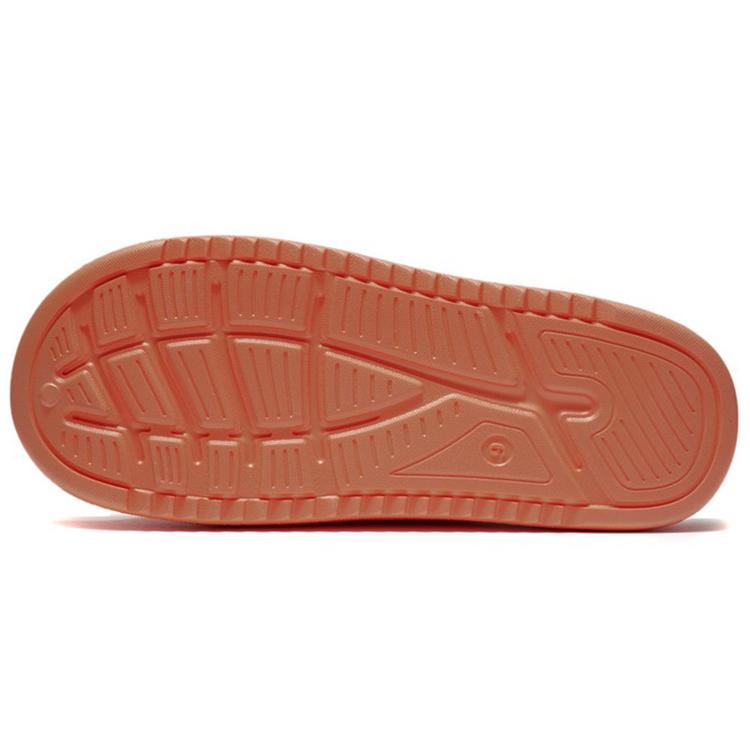 New LiNing Rubber Sole EVA Quiet Slide Slippers Men's Orange AGAS029-2