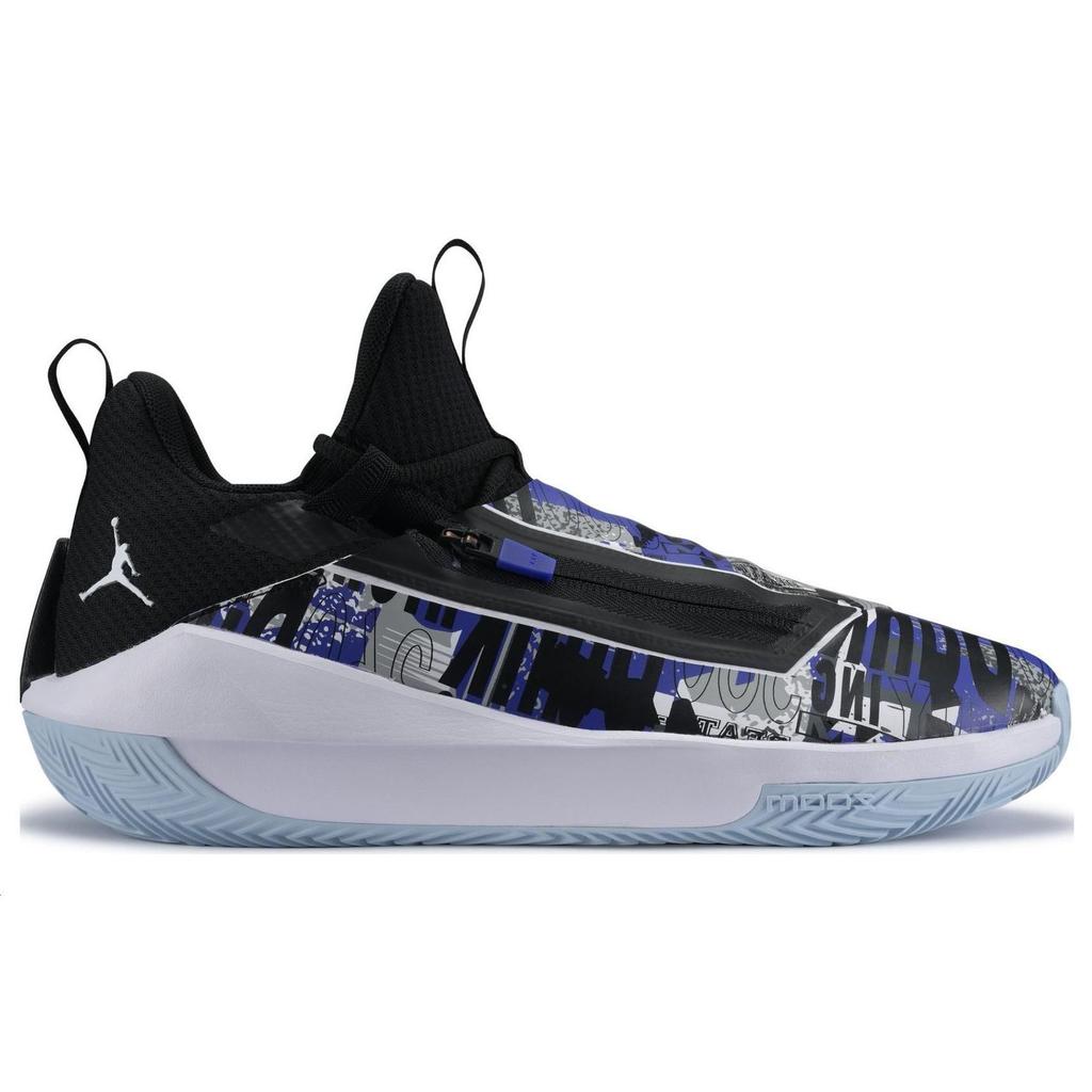 Air Jordan Jordan Jumpman Hustle PF Dark Concord Men Sneakers Purple White Black AQ0394-500