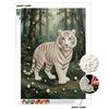 DIY Pearl Diamond Art Painting Kits for Adult and Beginners, Majestic Tiger Sparkling Painting Craft Home Wall Decor Handmade Gift