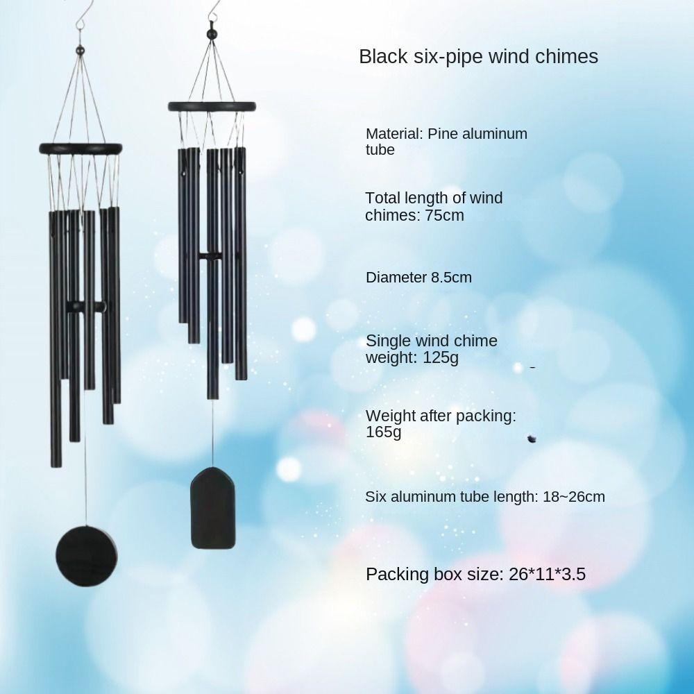 Tiefe Resonanz Windspiele DIY Anhänger Windspiele Outdoor Home Decor