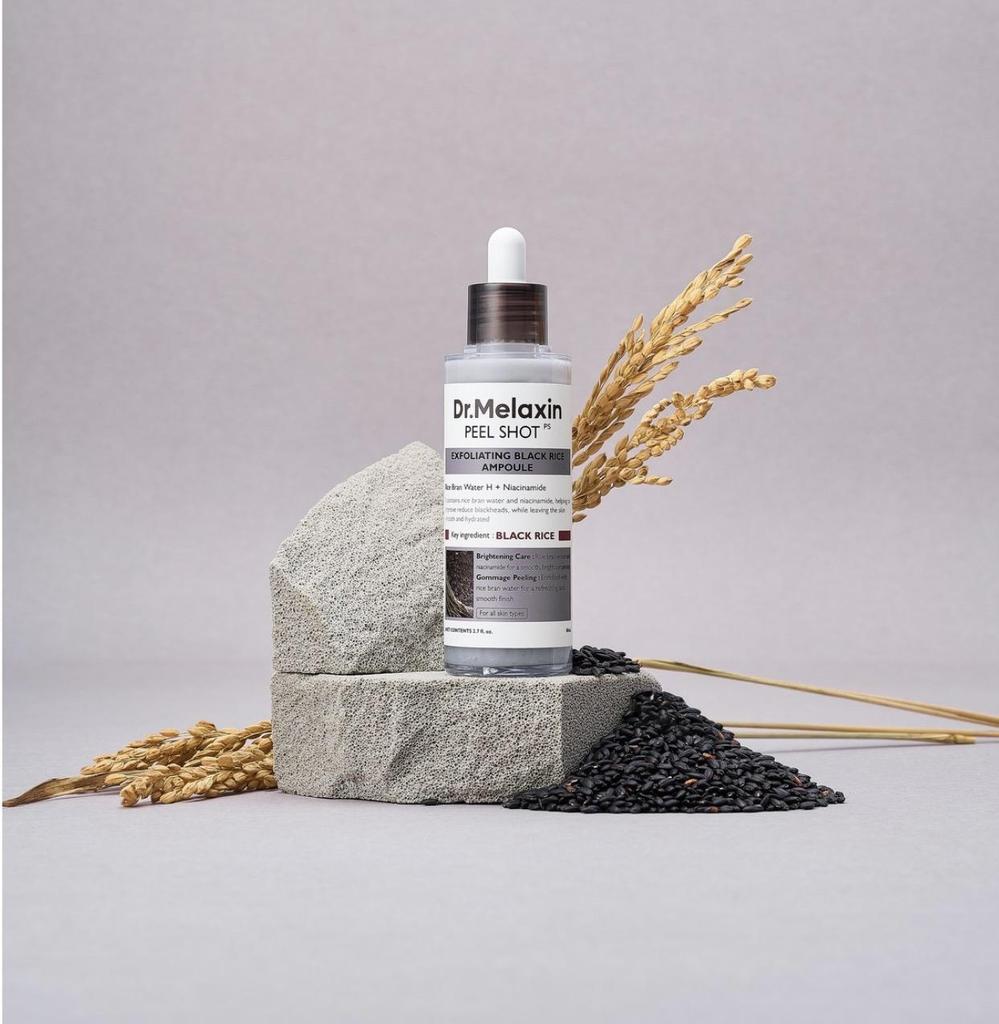 Dr. Melaxin Peel Shot PS Black Rice Exfoliant Ampoule  80ml