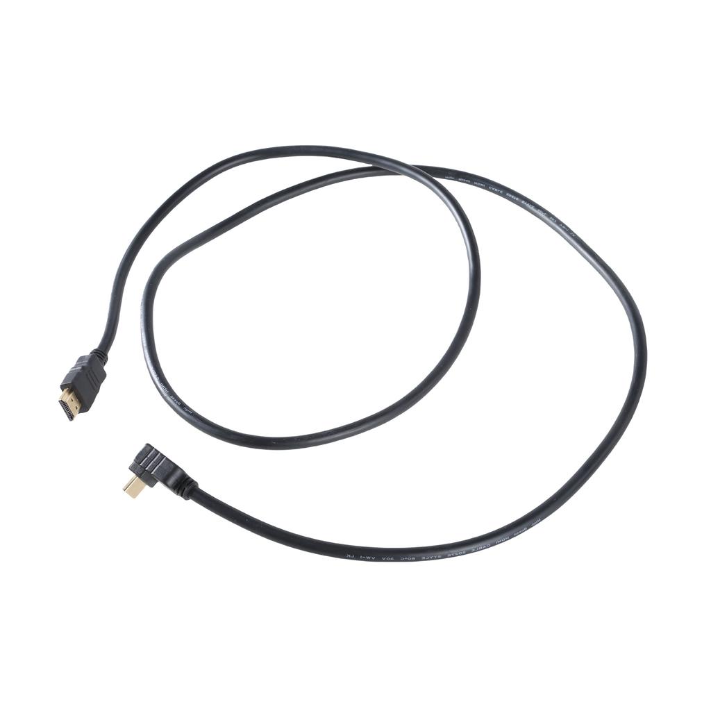 HDMI Male to Male Cable with 90 Degree Elbow to Straight High Speed Audio Video Cord for LCD TV Projector 1.5m