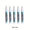 Yamak Waterproof Long-Tip White Marker Pen with Fine Tip for Deep Hole Marking