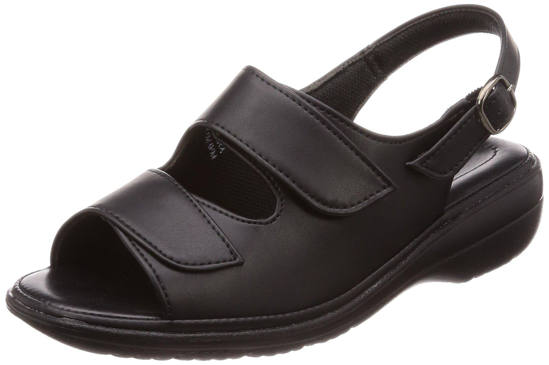 

Biofitter Office Sizes BFL2741 Sandals, Hook-and-Loop Closure, Women s, Black, 21.5cm-22.0cm, 3E, чёрный