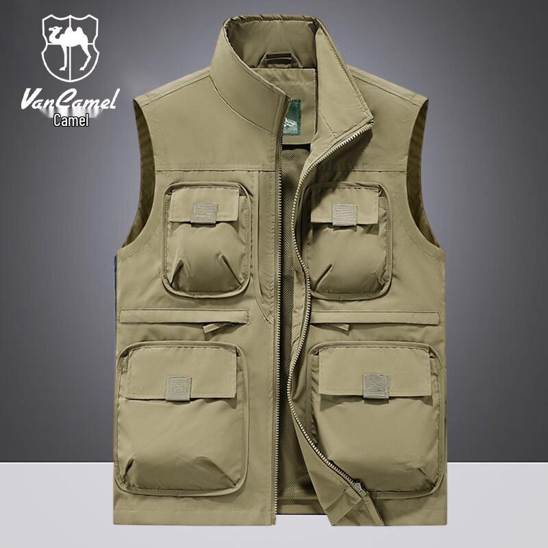 VANCAMEL Men s Multi-Pocket Outdoor Vest M