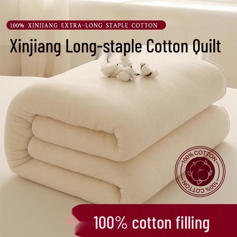 Xinjiang Long-staple Pure Cotton Quilt 150x200cm (Fish-scale Mesh Edging)