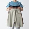 Men's Casual Wear Elastic Waist Solid Color Waffler Shorts Pants Spring Summer Sport Quick Drying Pocket Cotton