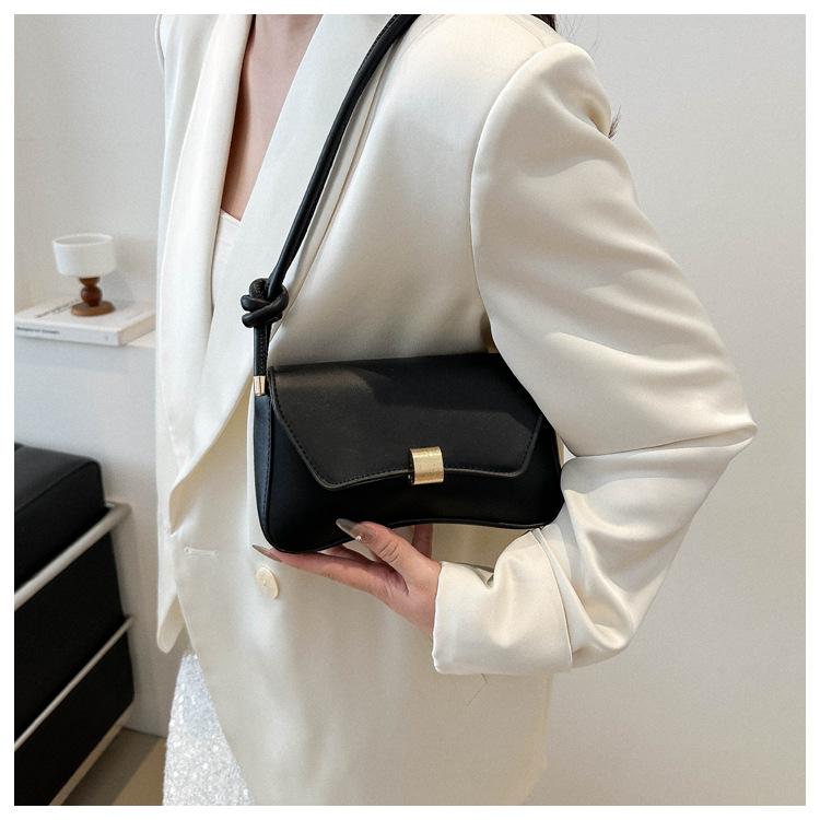 Simple Street Style Faux Leather Shoulder Bag, Adjustable Strap Crossbody Square Purse for Women