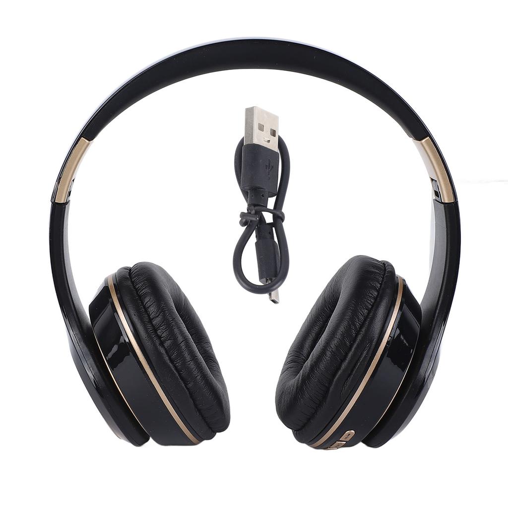Kabelloser Bluetooth-Kopfhörer Faltbar Leicht Bequem HiFi Kabelloses Headset für Sport Laufen