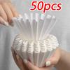 50/100PCS Basket Coffee Paper Filter Pour Over Filter Papers Machine 155*45mm , Fits B75 Coffee Dripper &1-2 Cups Basket Dripper