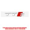 2026 3D ABS Car Body Rear Trunk Emblem Sticker Decoration Center Cover For 4HGUE A4 B8 A3 8P A6 C7 8V B9 B7 B6 C6 A5 Q5 C5 A1 Q3 C8 TT