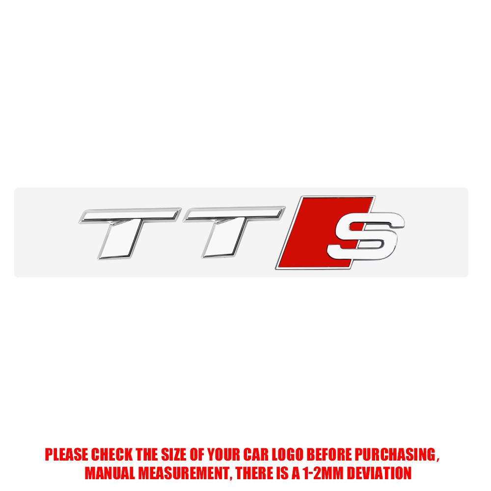 2026 3D ABS Car Body Rear Trunk Emblem Sticker Decoration Center Cover For 4HGUE A4 B8 A3 8P A6 C7 8V B9 B7 B6 C6 A5 Q5 C5 A1 Q3 C8 TT