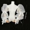 Ruffled Bubble Sleeves Fairy Sleeves Party Sleeves Elegant Bridal Evening Sleeves  Photo Props