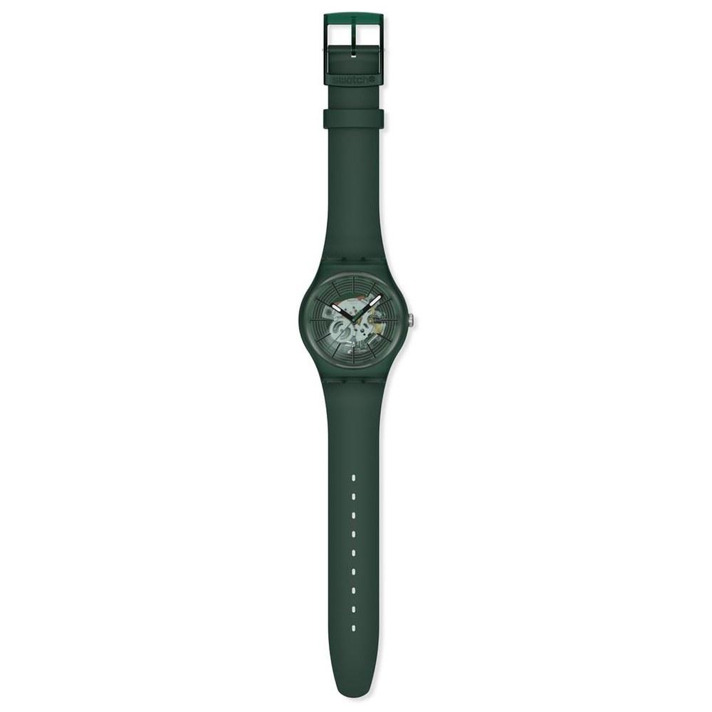 Swatch GENT BIOSOURCED Armbanduhr Unisex Waldgrün