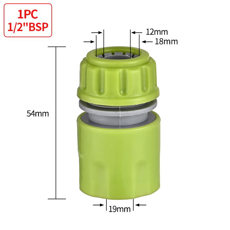 Garden Hose Quick Water Connector For Water Gun Tap 1/2"3/4"3/8" 1 Inch Adapter Irrigation Pipe Joint Fitting Accessories