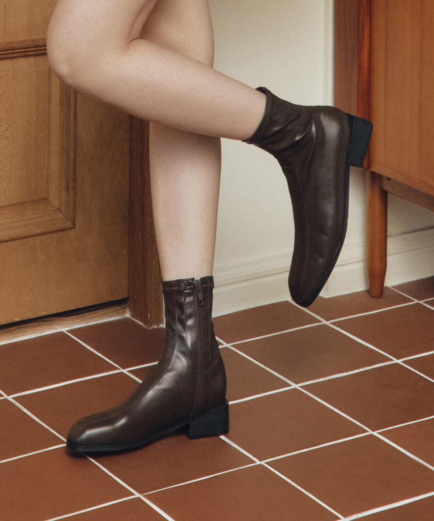 Att Line Span Boots Brown (Att1012)